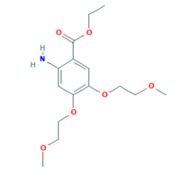 Ethyl 4,5-bis(2-methoxyethoxy)-2- aminobenzoate