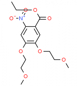 Ethyl 4,5-bis(2-methoxyethoxy)-2- nitrobenzoate